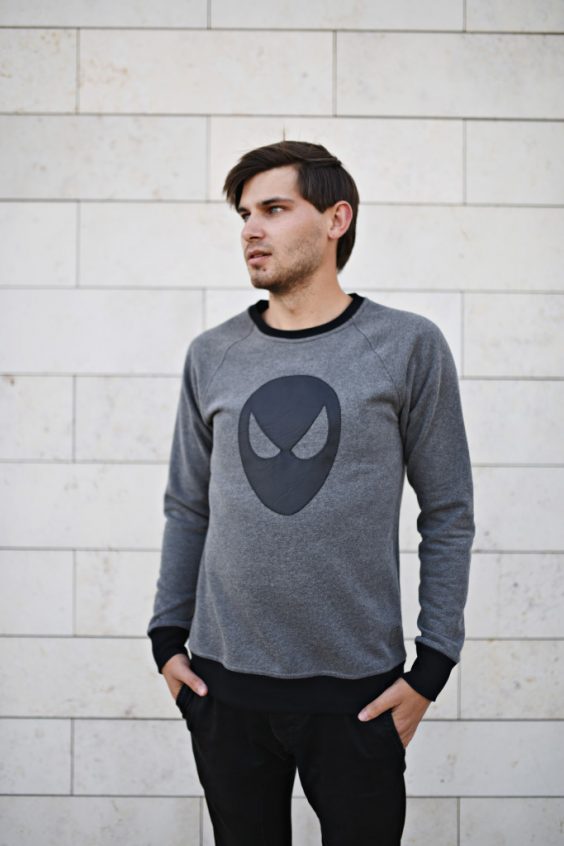 Organic cotton pullover sweatshirt – Hero of the SKY