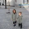 Summer kids coat ‘SEA’ – Olive green