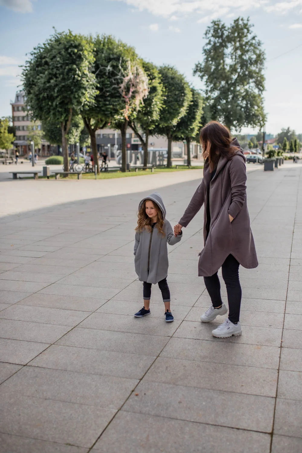 Kids Spring hooded jacket ‘SEA’ – Ivory