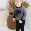 Organic cotton kids jumper 'TEDDY BEAR'