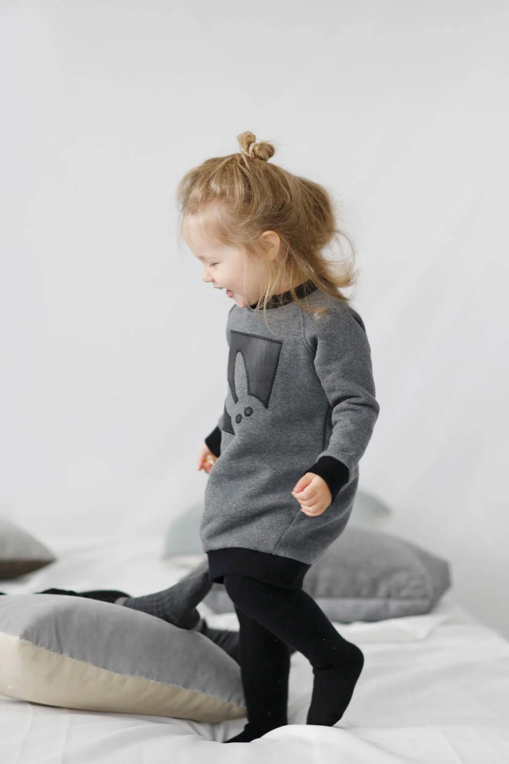 Warm jumper for girls ‘BUNNY’