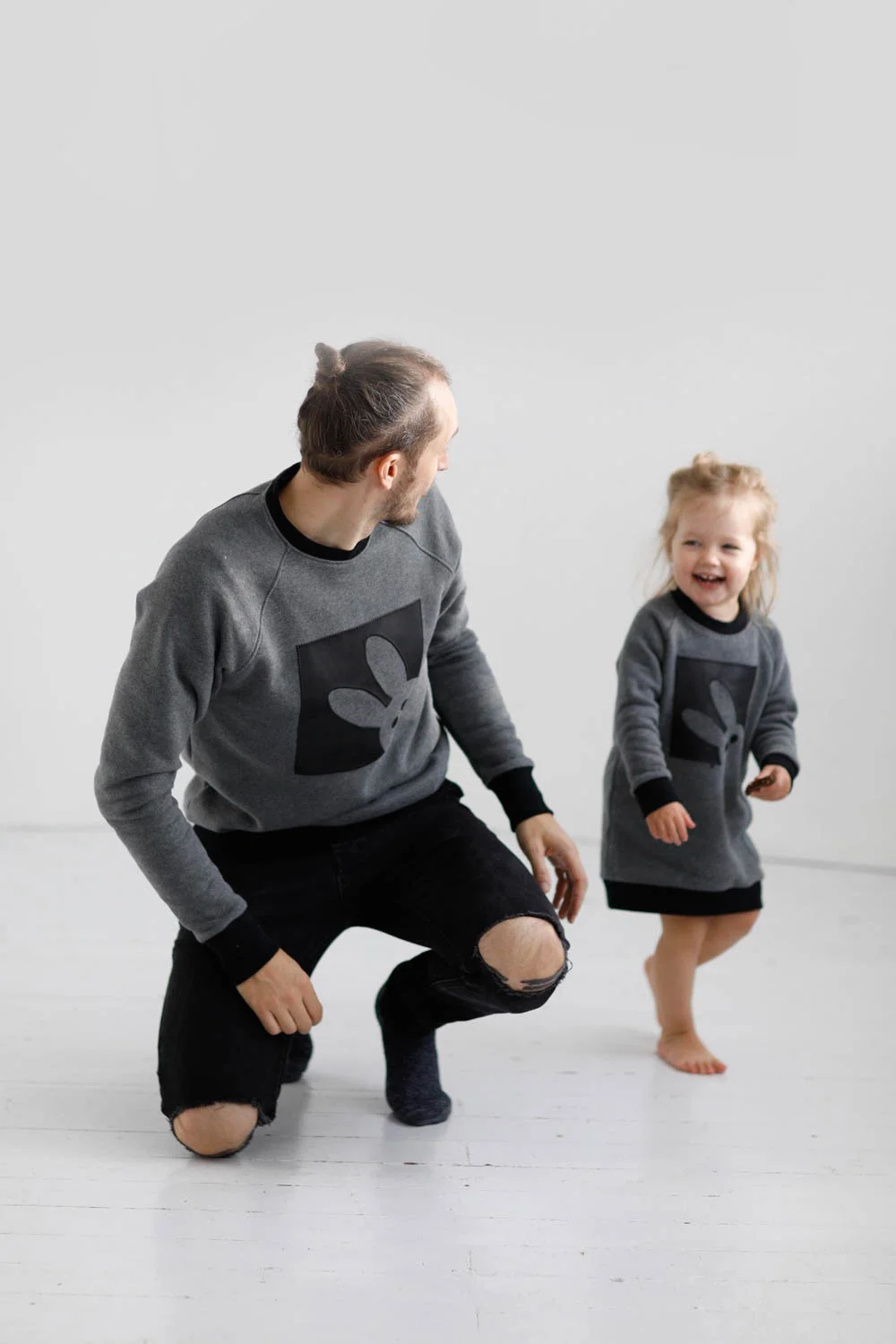 Warm jumper for girls ‘BUNNY’