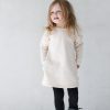 Bell shaped long sleeve girl dress