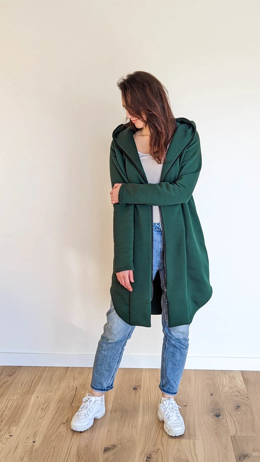 Big hooded coat best sale