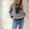 Warm cotton sweatshirt 'KITTEN'
