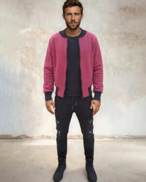 Unisex BOMBER jacket with zipper