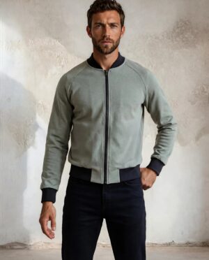 Unisex BOMBER jacket with zipper