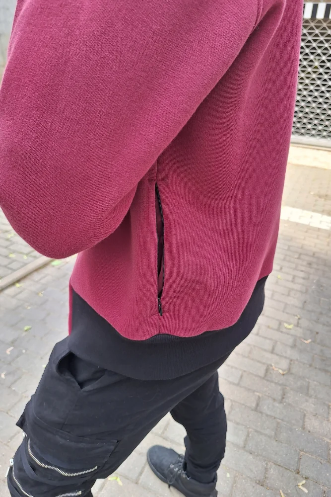 Unisex BOMBER jacket with zipper
