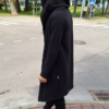 Black unisex cardigan MISTIQUE