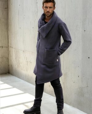 Zip up Unisex asymmetric jacket CITY