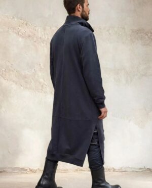 Long unisex zip up sweatshirt DUNE