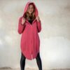 Unisex jacket with big hood and extra long zipper SEA