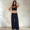 Elegant Black Wide-Leg Black Pants